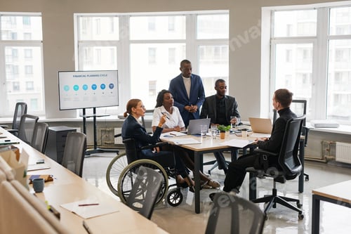 Preview: Diverse Business Team in Office