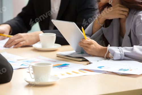Preview: Group of Business People Diverse Meeting and Working in the Office, Seminar Concept