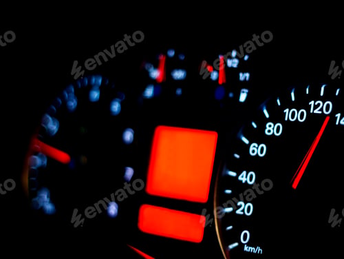 Preview: Speedometer close up background