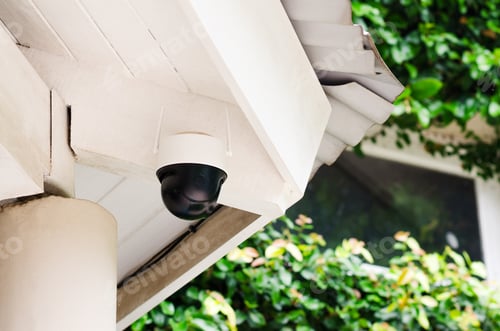 Preview: Security camera at home.
