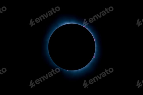 Preview: Solar eclipse featuring a diamond ring effect and baileys beads