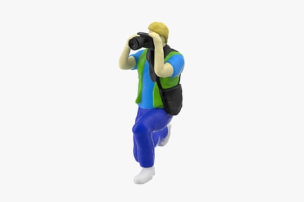Preview: Miniature Photographer Figure