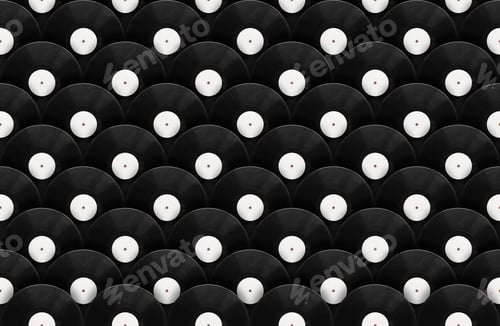Preview: the abstract creative vinyl record pattern, old vintage music concept