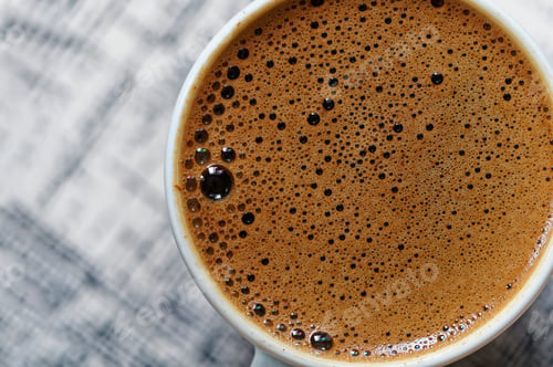 Preview: From the top view full coffee foam