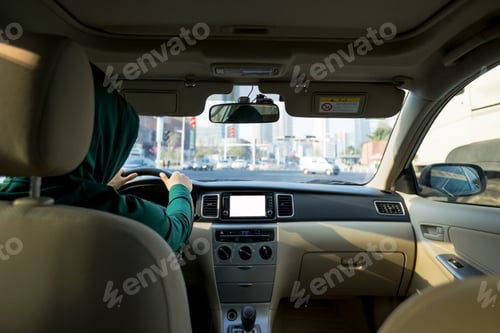 Preview: Driving car on city road