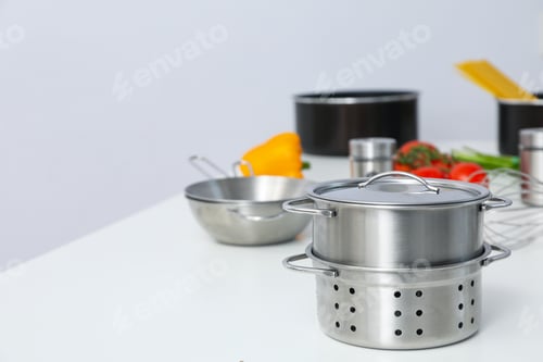 Preview: Concept of kitchen supplies and kitchen dish