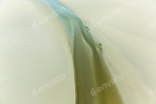 Preview: Sand and water patterns, estuary, Manche, Normandy, France