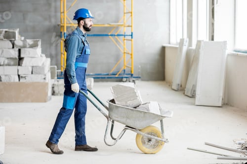 Preview: Carrying blocks on a wheelbarrow