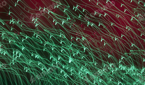 Preview: Abstract light trails on dark background