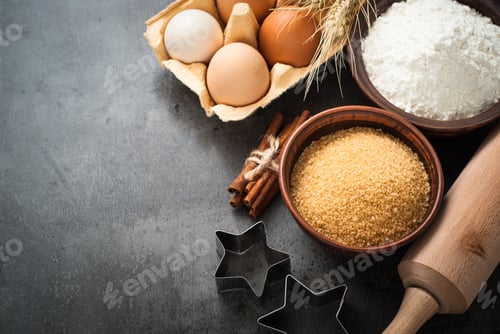 Preview: Ingredients for cooking bakin