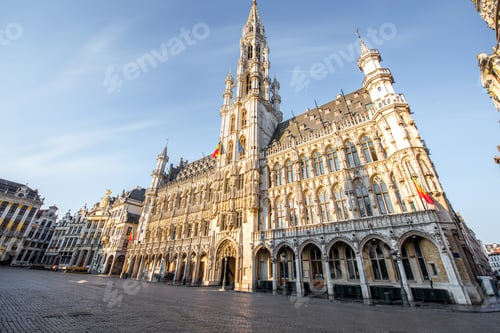Preview: Central square in Brussels city