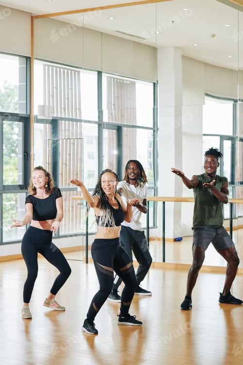 Preview: Happy group of young dancers