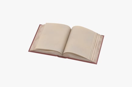 Preview: Open Classic Book with Aged Pages