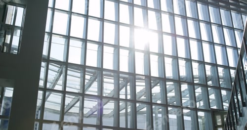 Preview: Building with window sunlight flare