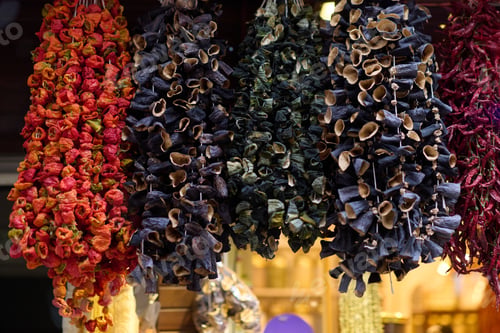 Preview: The dried marzipans hang in the shop