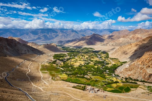 Preview: View of Indus valley in Himalayas. Ladakh, India
