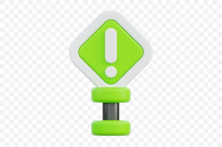 Preview: Caution Warning Sign