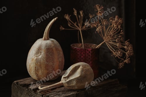 Preview: Autumnal composition for Thanksgiving Day