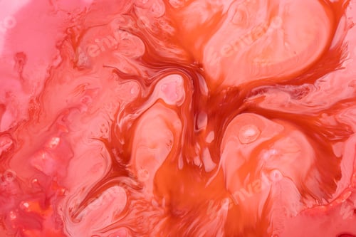 Preview: Abstract flow of liquid paints in mix