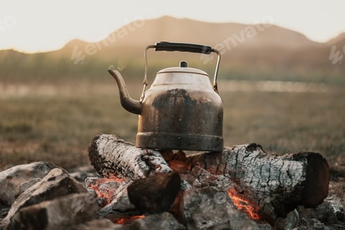 Preview: Teapot on the mountain fire