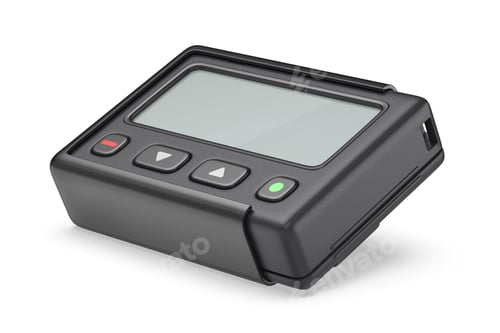 Preview: Black pager with blank screen