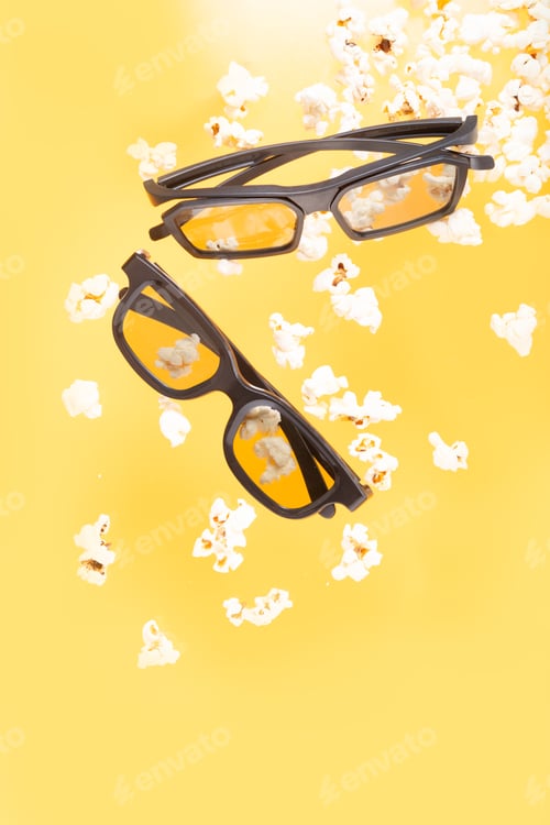 Preview: popcorn and 3d glasses