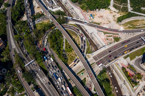 Preview: Hung Hom, Hong Kong -07 November 2018: cross harbor tunnel