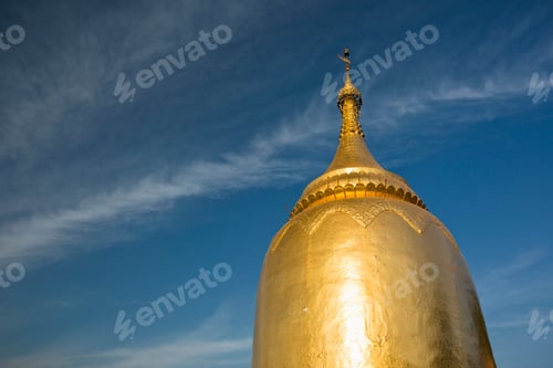 Preview: Golden dome of Bupaya pagoda, Bagan, Mandalay Region, Myanmar