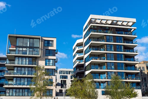 Preview: Two modern apartment houses