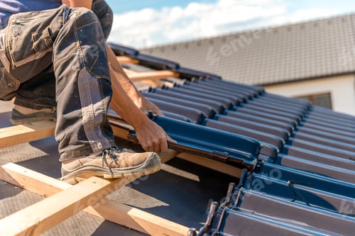 Preview: craftsman treasure a fired ceramic tile on the roof
