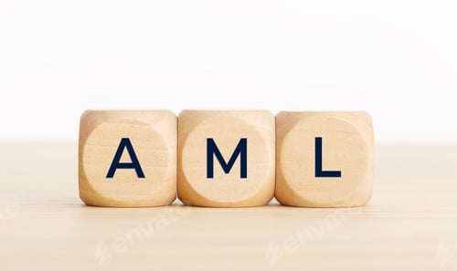 Preview: AML word on wooden blocks