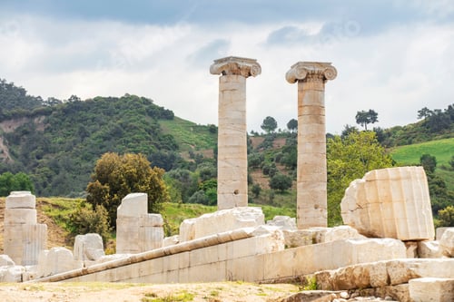 Preview: The Temple of Artemis. Sardes Ancient city. Manisa, Turkey. UNESCO World Heritage Tentative List.