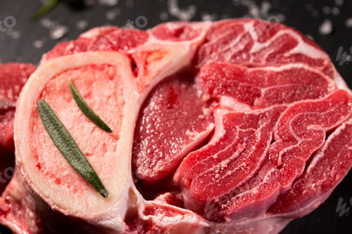 Preview: raw fresh beef shank