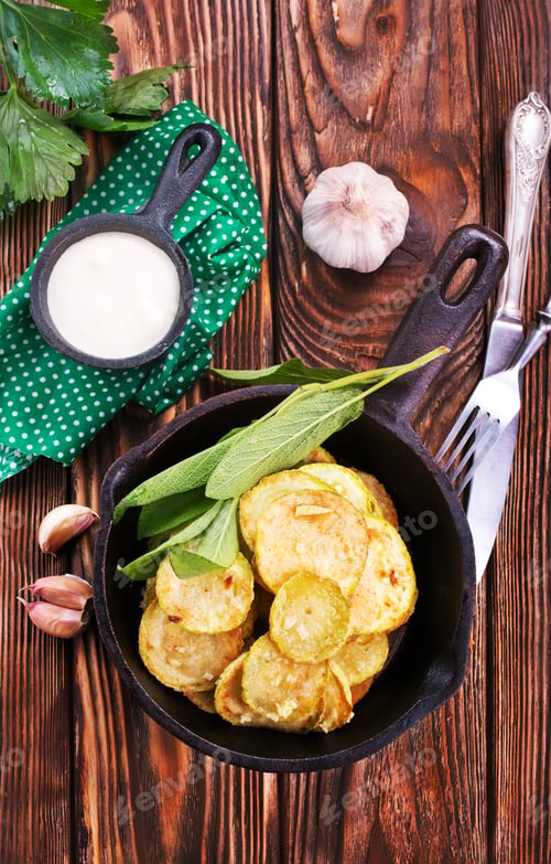 Preview: fried zucchini