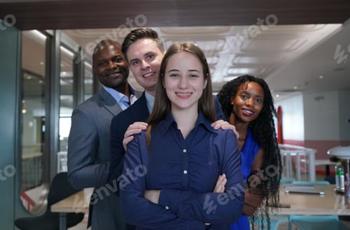 Preview: Business people in the workplace are discussing a working strategy for doing business