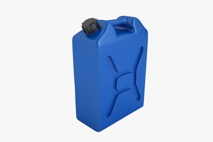 Preview: Blue Plastic Jerry Can