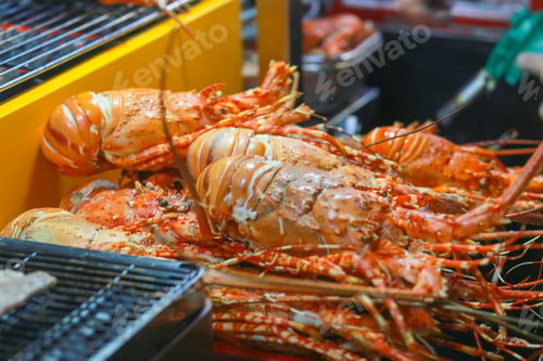 Preview: grilled lobster shrimp with cheese and butter garlic
