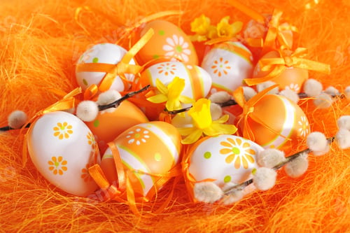 Preview: preparation, easter eggs, coloured, colours