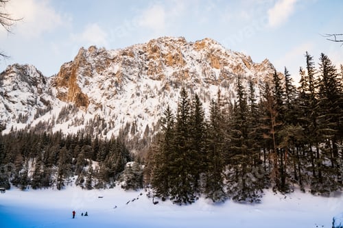 Preview: A beautiful lake called Green Lake in Austria. Tourist destination