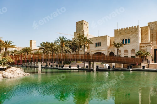 Preview: Oriental buildings in Madinat Jumeirah, Dubai, UAE