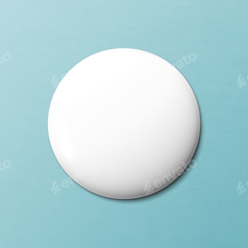 Preview: White pin accessory, blank design space