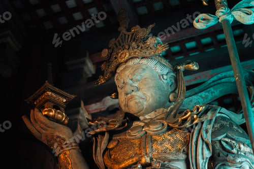 Preview: Stone statue of Buddha's guard