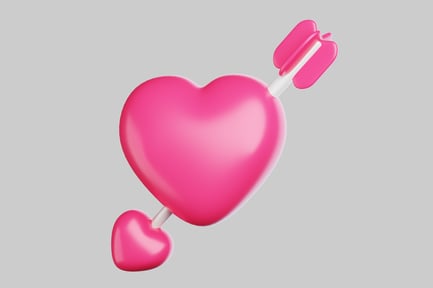 Preview: Cupid heart arrow love