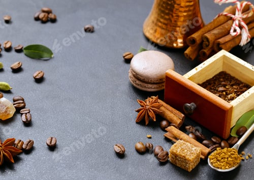 Café con chocolate negro