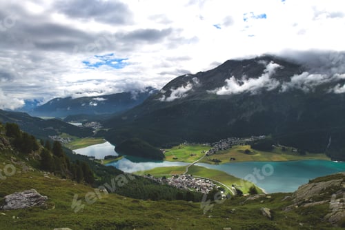 Preview: Lakes of the Engadine valley in Switzerland