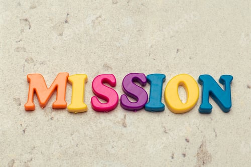 Preview: pick a wood letters of Mission word