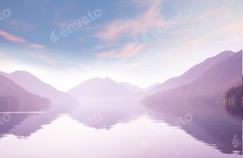 Preview: Lake on sunrise