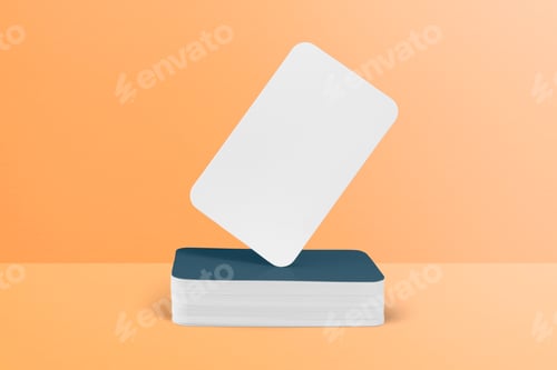 Preview: Business card, realistic professional design