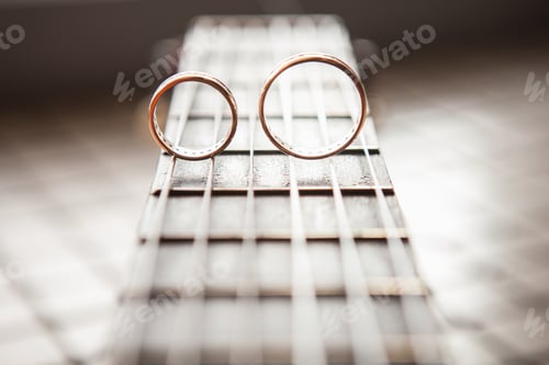 Preview: The wedding rings close up