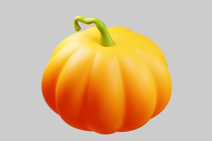 Vorschau: Kürbis mit auffälligem Farbverlauf